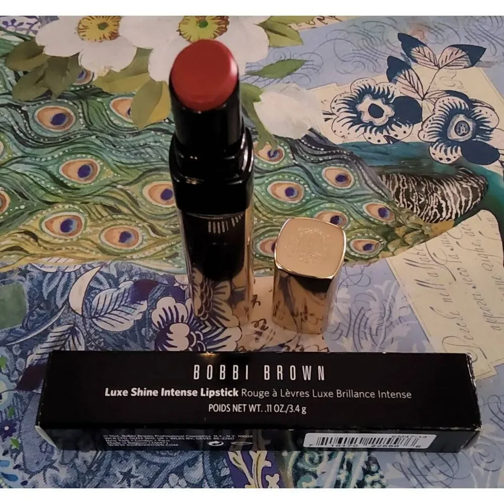 BNIB~BOBBI BROWN Luxe Shine Lipstick in Desert Sun~Full Size .11oz./1.4g